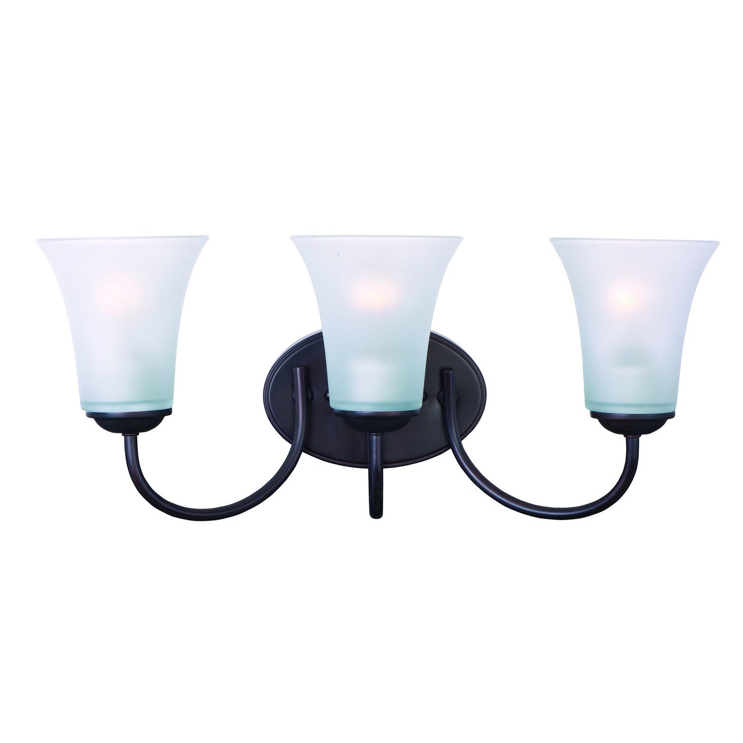 Maxim - 10053FTOI - Three Light Bath Vanity - Logan - Oil Rubbed Bronze