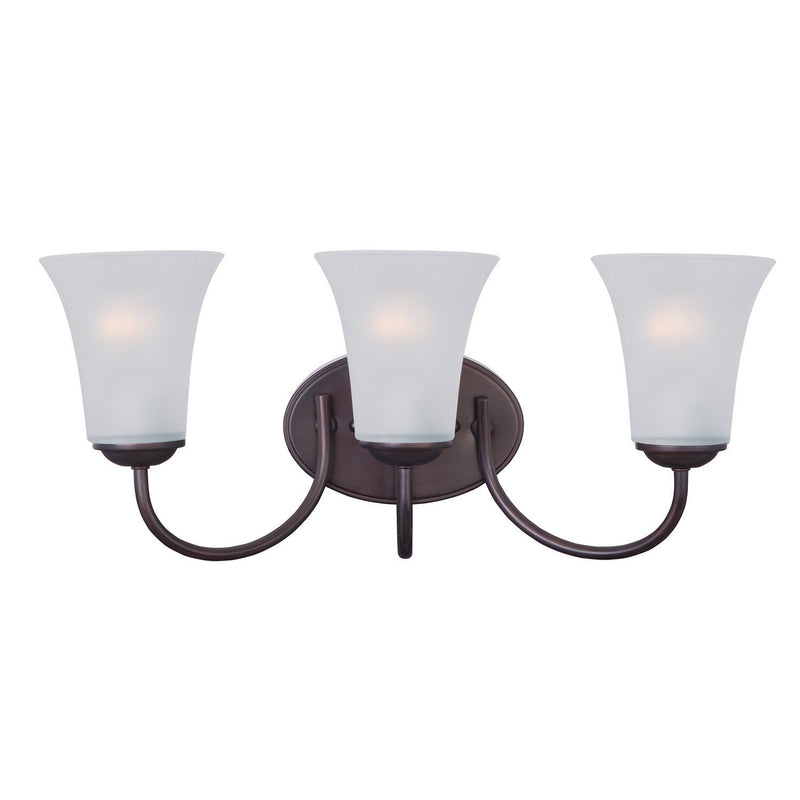 Maxim - 10053FTOI - Three Light Bath Vanity - Logan - Oil Rubbed Bronze