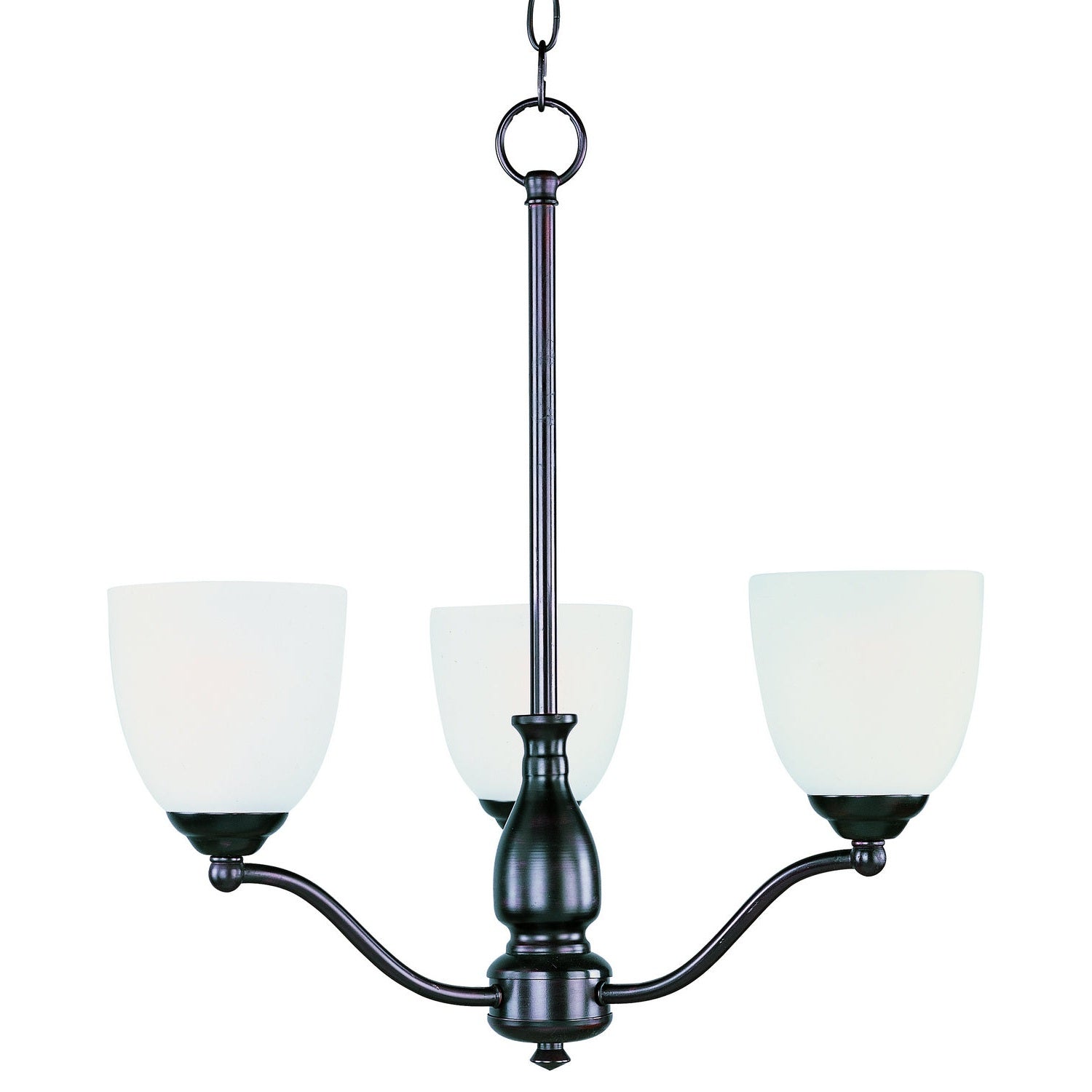 Maxim - 10064FTOI - Three Light Chandelier - Stefan - Oil Rubbed Bronze