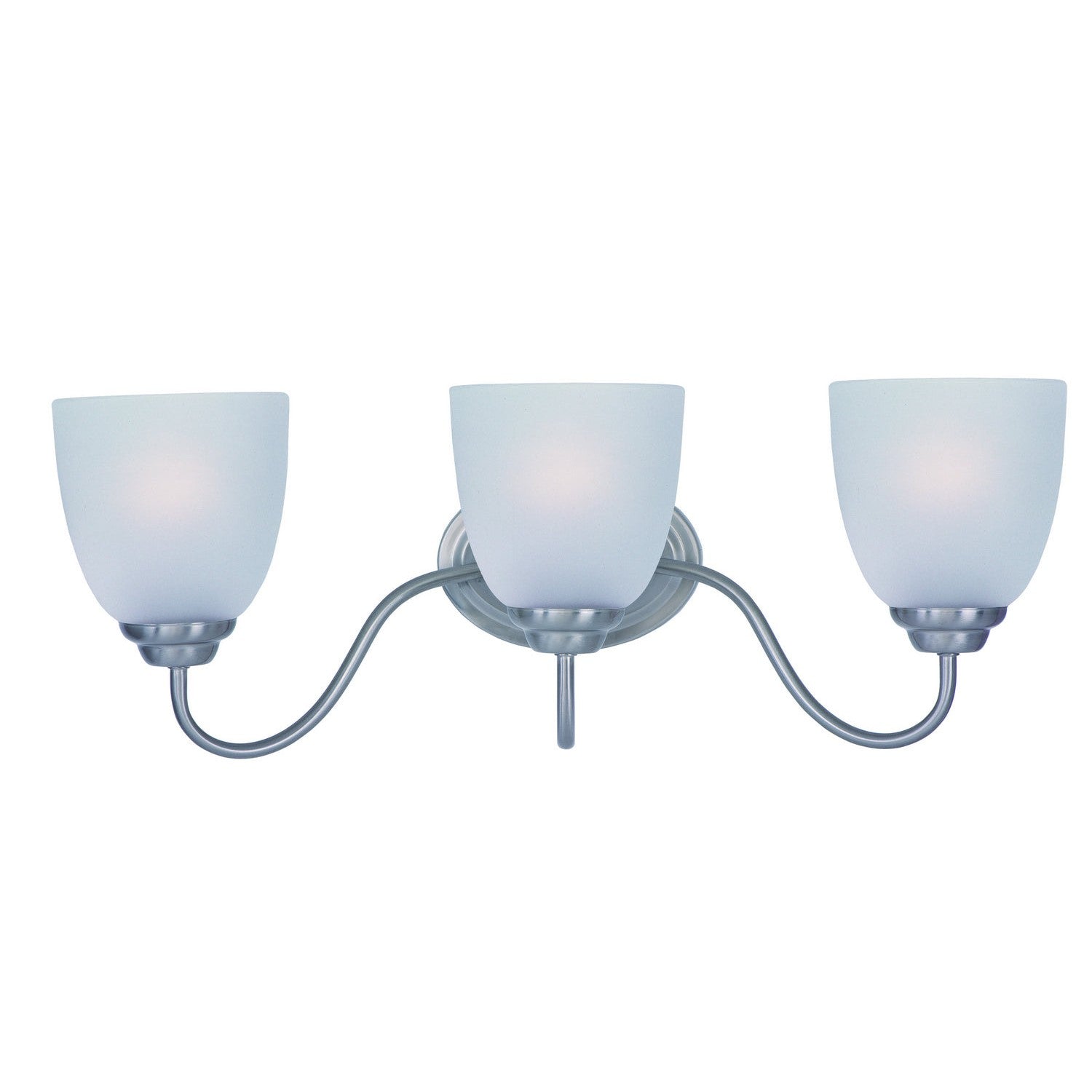 Maxim - 10073FTSN - Three Light Bath Vanity - Stefan - Satin Nickel