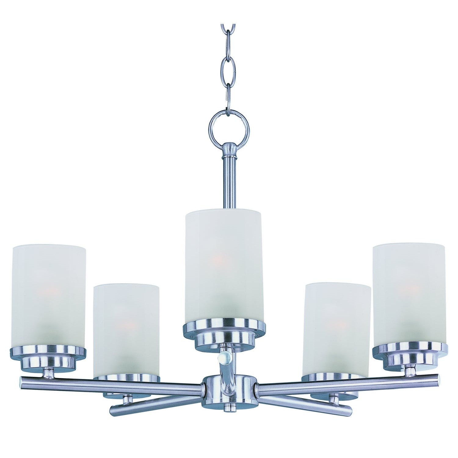 Maxim - 10205FTSN - Five Light Chandelier - Corona - Satin Nickel