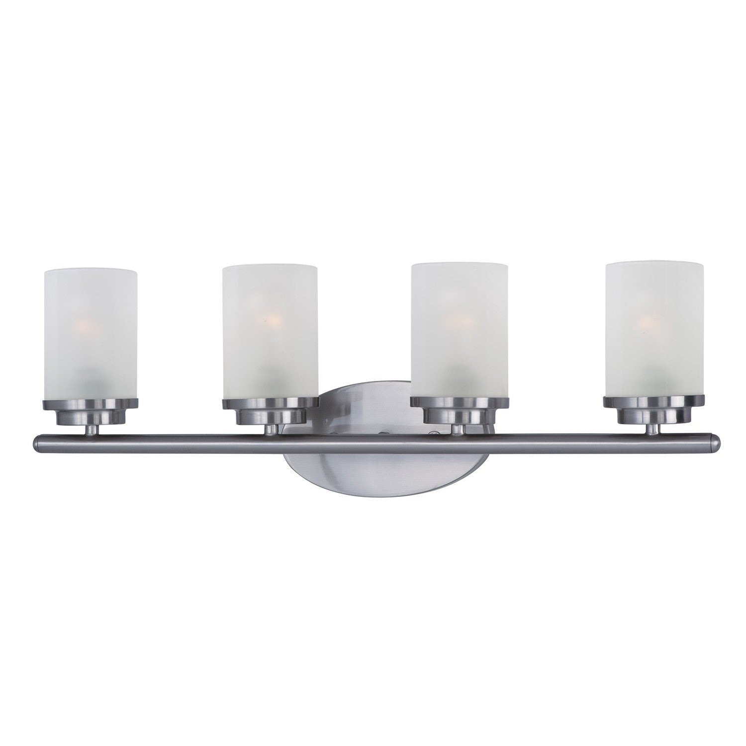 Maxim - 10214FTSN - Four Light Bath Vanity - Corona - Satin Nickel