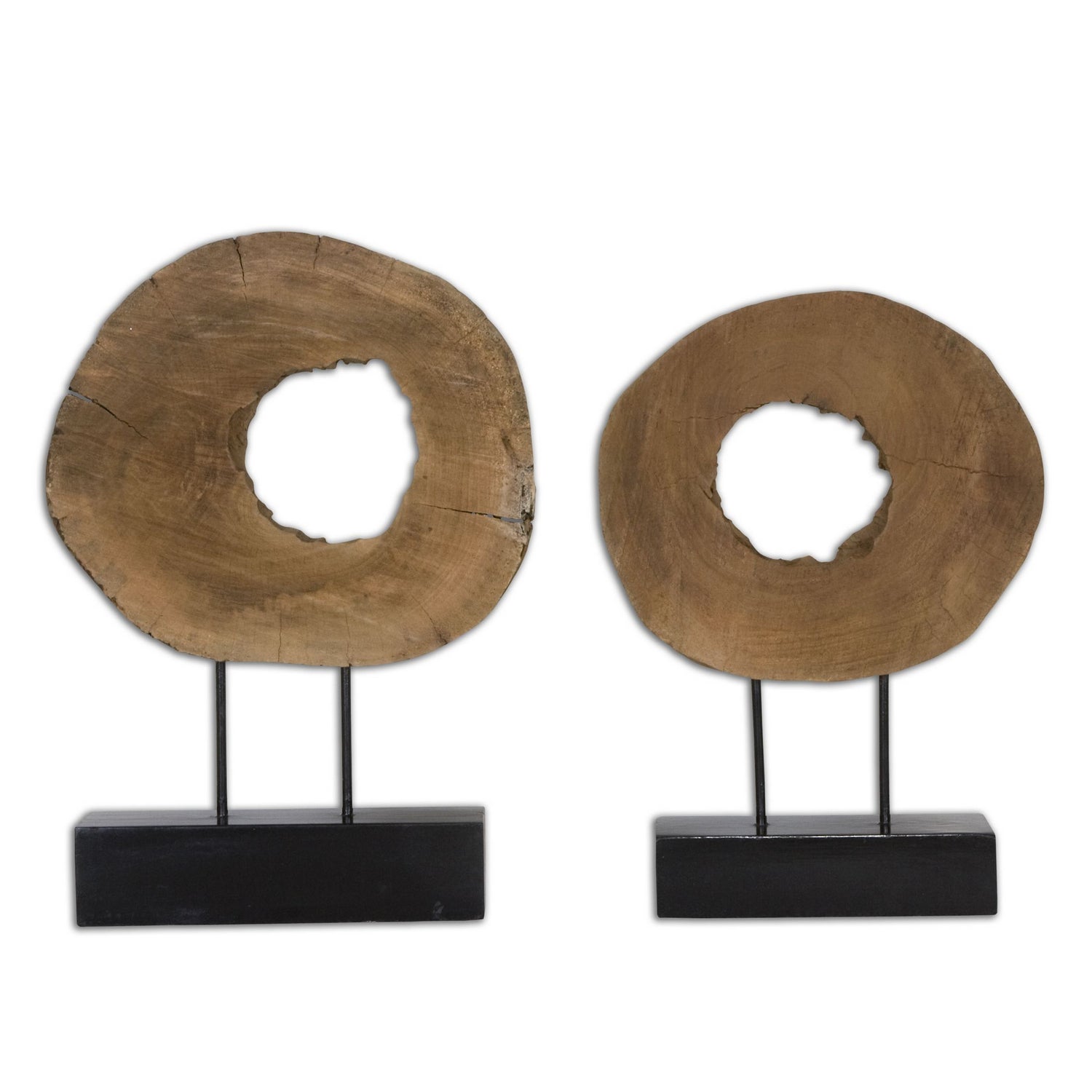 Uttermost - 19822 - Sculpture, Set/2 - Ashlea - Natural Mango Wood