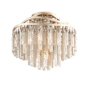 Corbett Lighting - 176-34 - Four Light Semi Flush Mount - Chimera - Tranquility Silver Leaf
