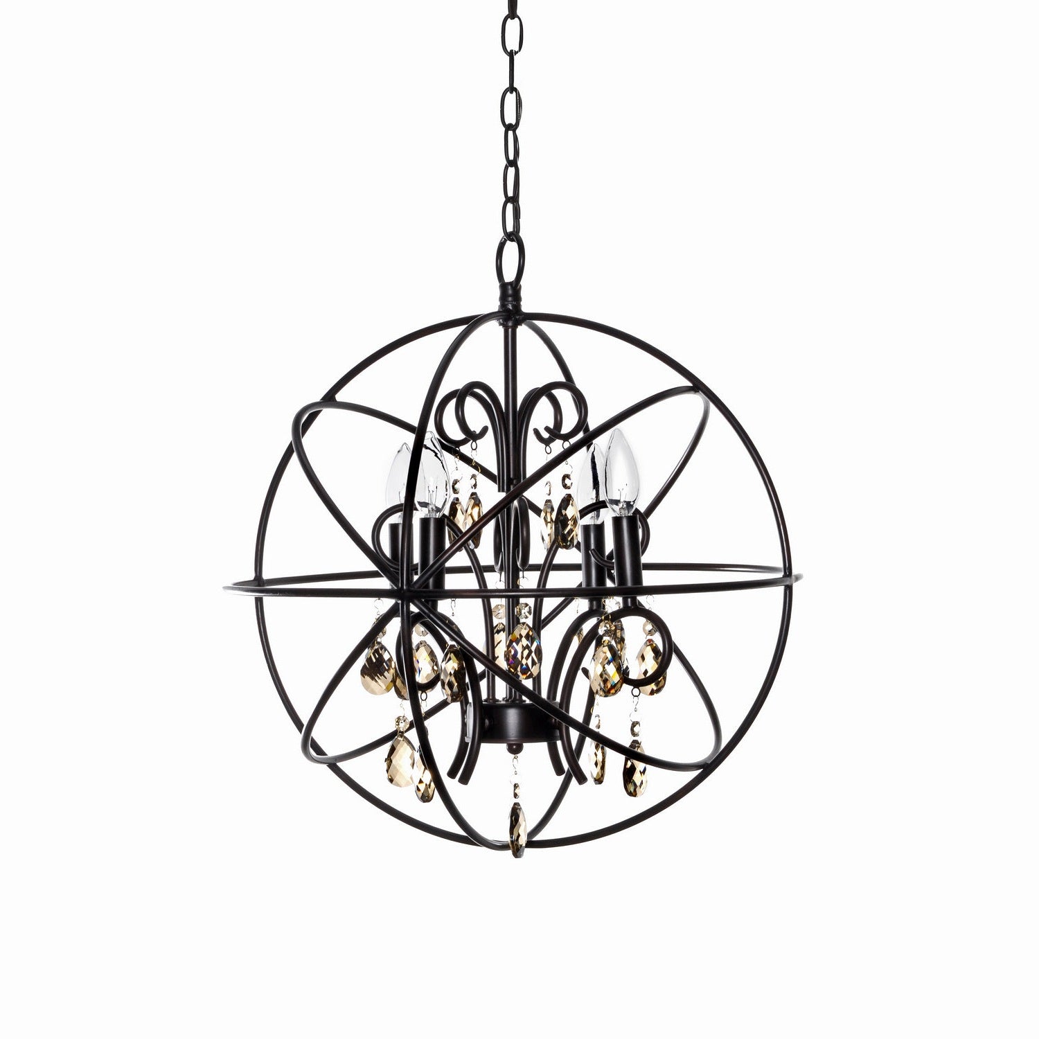 Maxim - 25142OI - Four Light Pendant - Orbit - Oil Rubbed Bronze