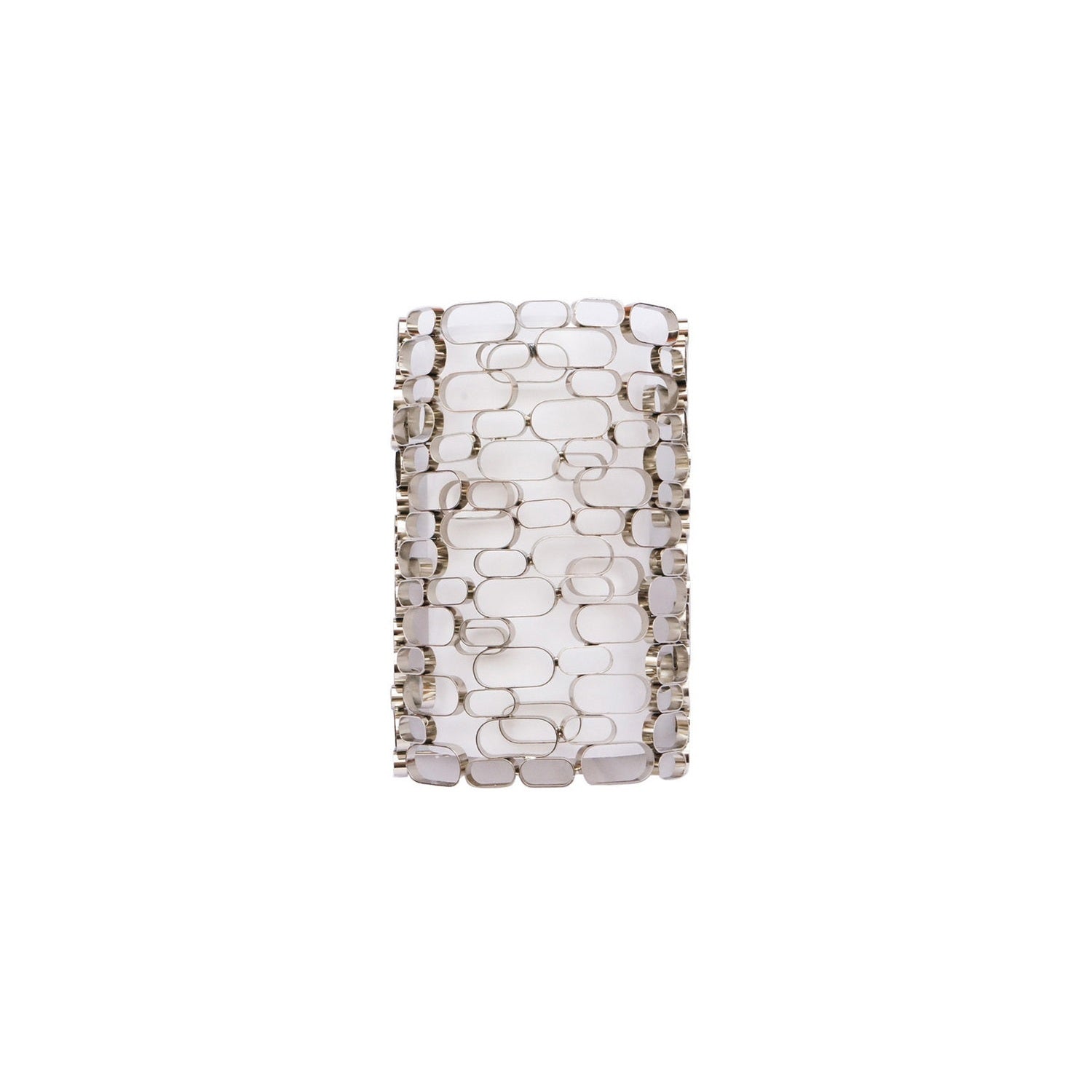 Avenue Lighting - HF1705-PN - Two Light Wall Sconce - Ventura Blvd. - Polish Nickel / White Slik Shade