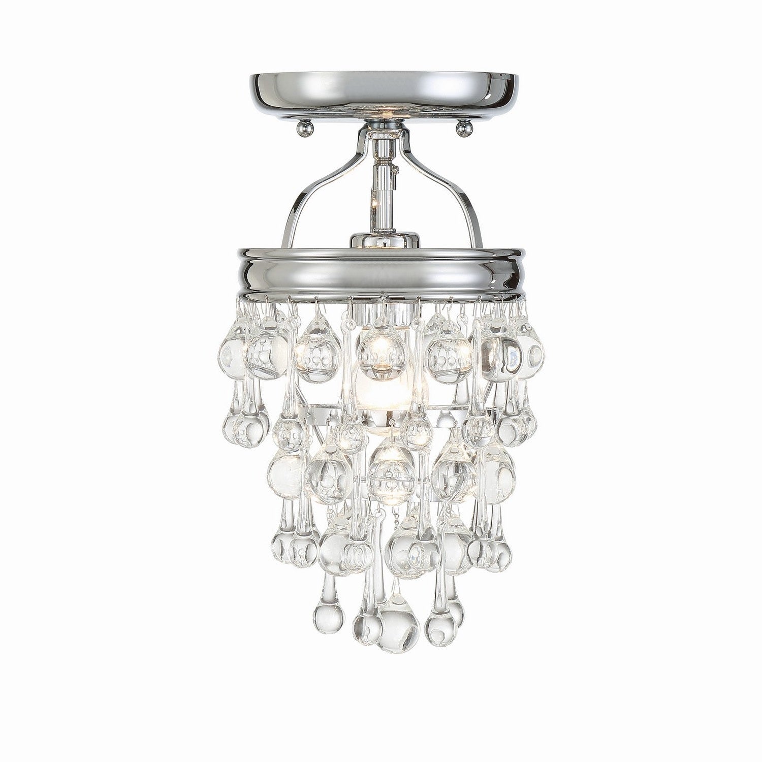 Crystorama - 131-CH_CEILING - One Light Semi Flush Mount - Calypso - Polished Chrome