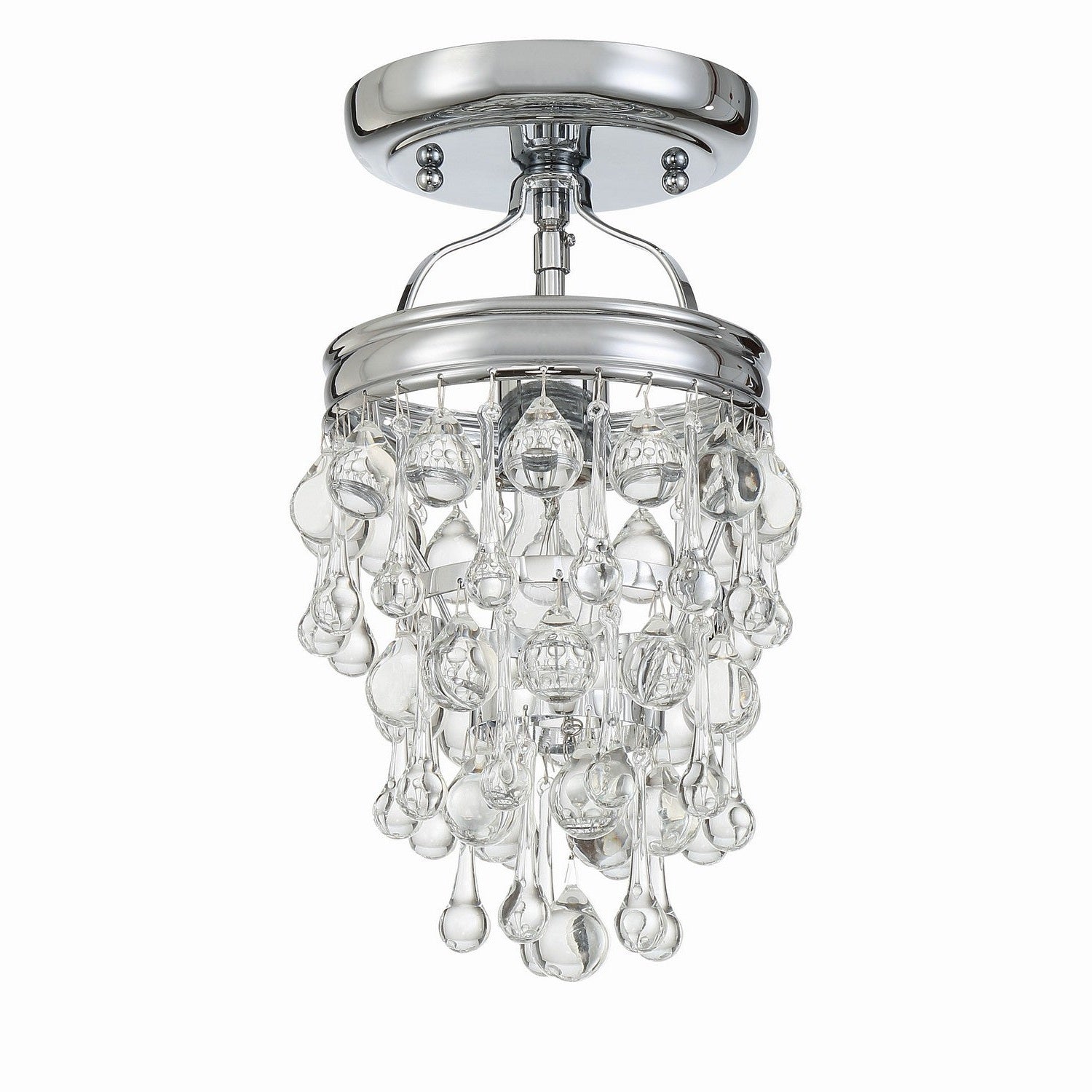 Crystorama - 131-CH_CEILING - One Light Semi Flush Mount - Calypso - Polished Chrome