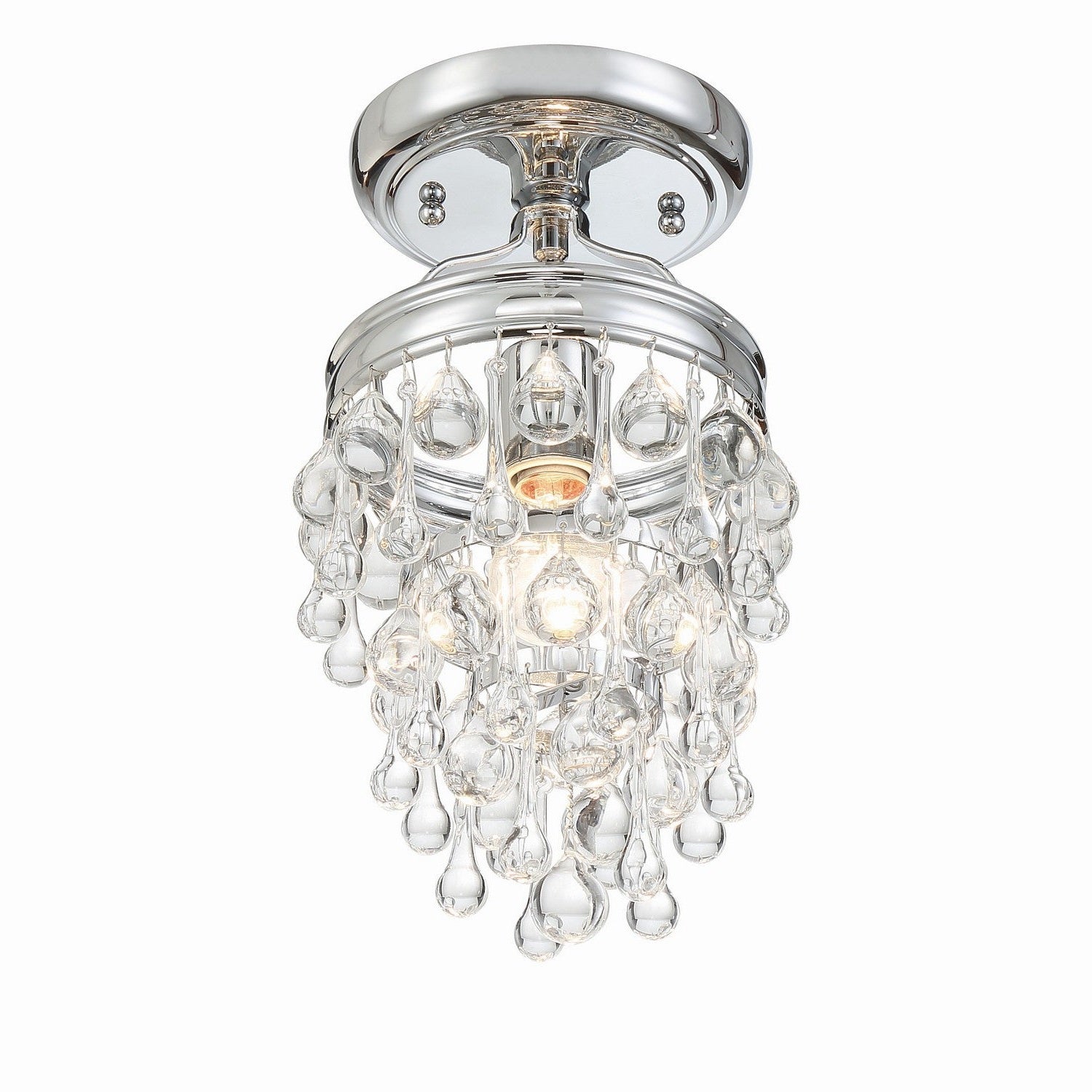 Crystorama - 131-CH_CEILING - One Light Semi Flush Mount - Calypso - Polished Chrome