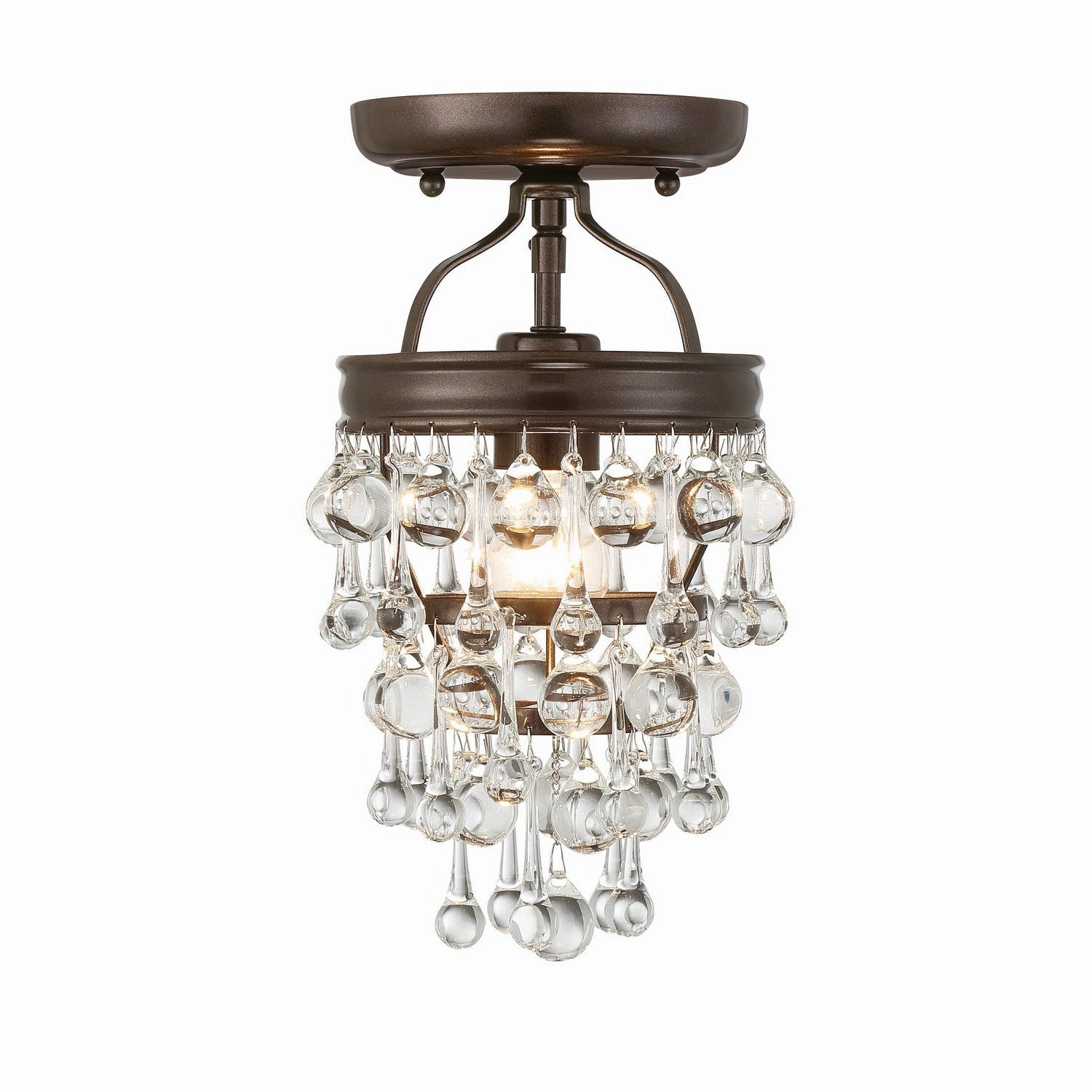 Crystorama - 131-VZ_CEILING - One Light Semi Flush Mount - Calypso - Vibrant Bronze