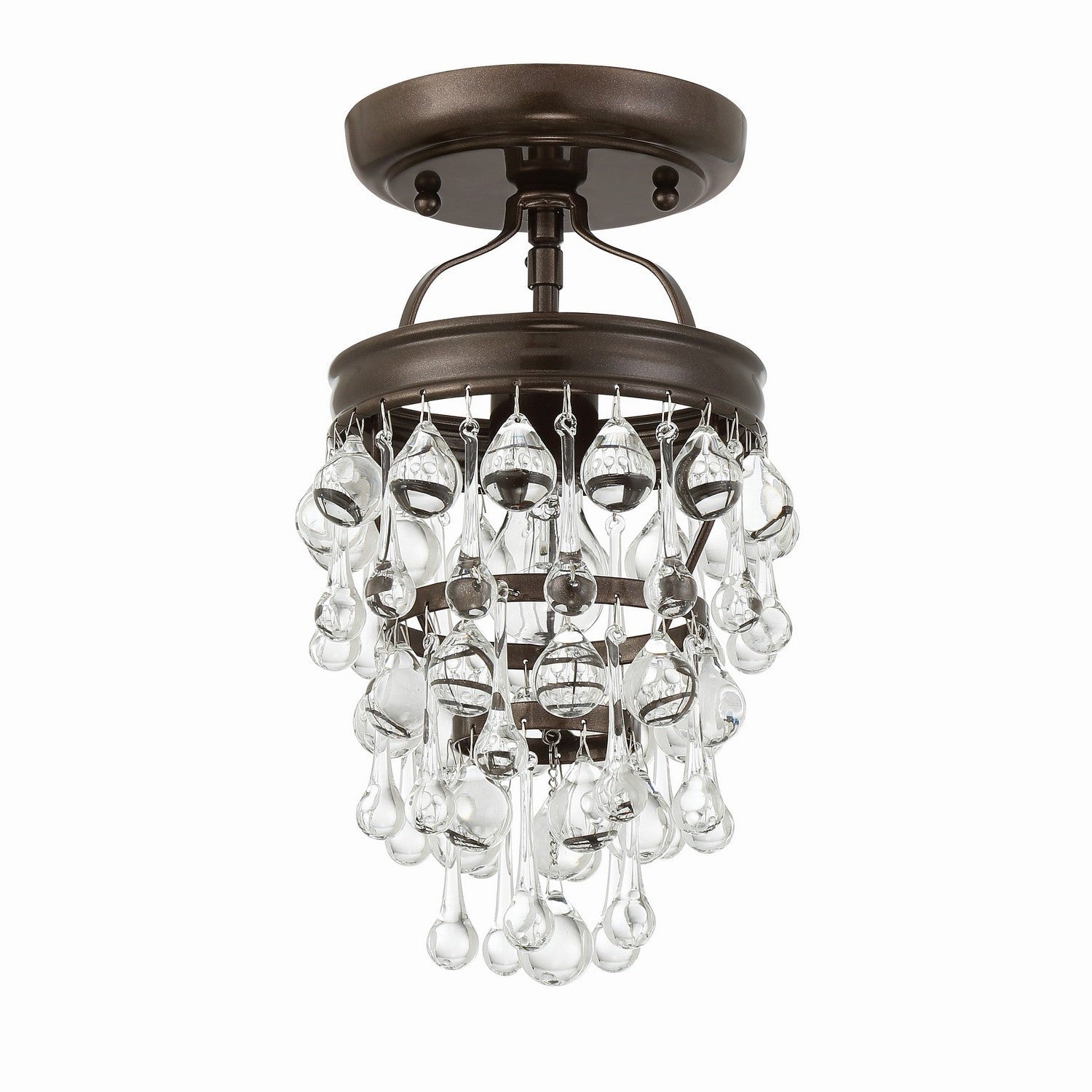 Crystorama - 131-VZ_CEILING - One Light Semi Flush Mount - Calypso - Vibrant Bronze