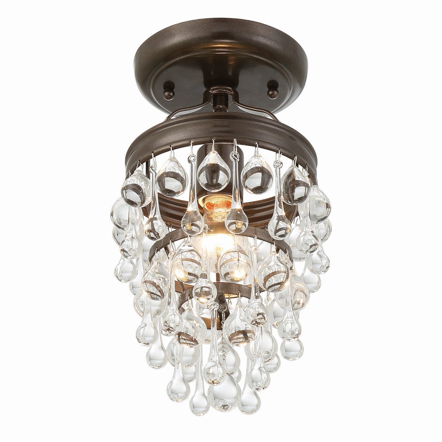 Crystorama - 131-VZ_CEILING - One Light Semi Flush Mount - Calypso - Vibrant Bronze
