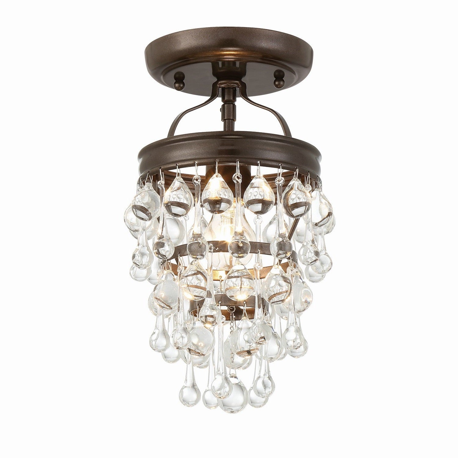 Crystorama - 131-VZ_CEILING - One Light Semi Flush Mount - Calypso - Vibrant Bronze