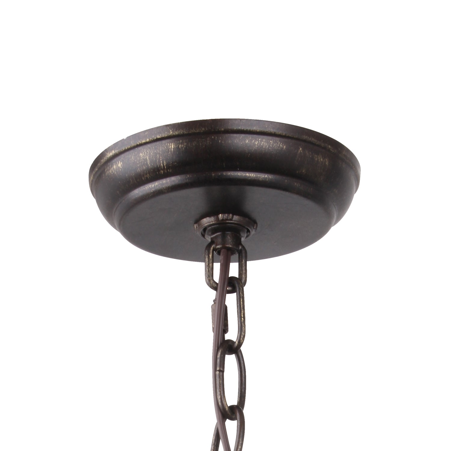 Crystorama - 584-EB-GA - Four Light Mini Chandelier - Luna - English Bronze + Antique Gold