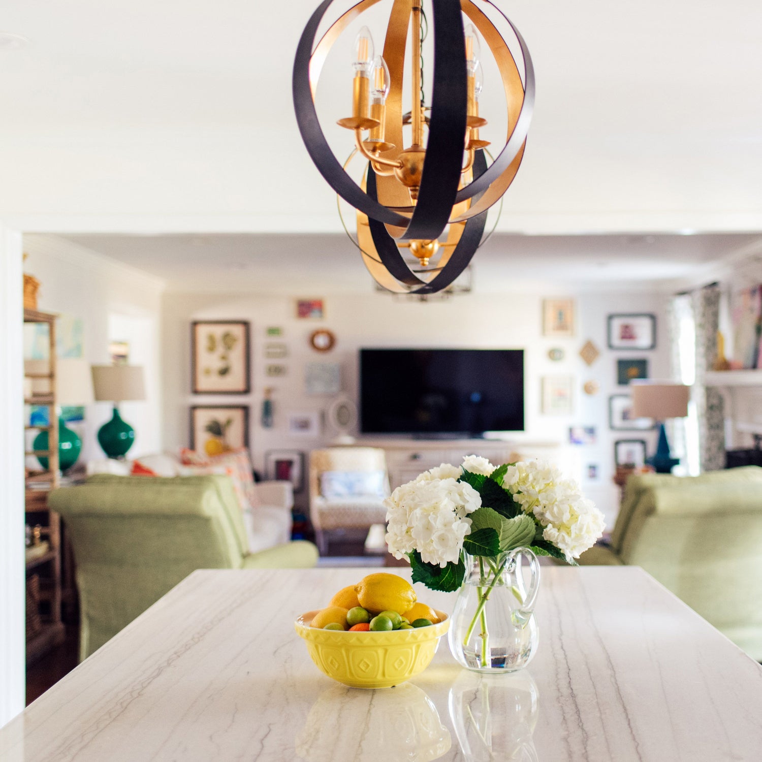 Crystorama - 584-EB-GA - Four Light Mini Chandelier - Luna - English Bronze + Antique Gold