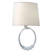Crystorama - 8001-PN - Two Light Wall Sconce - Mirage - Polished Nickel