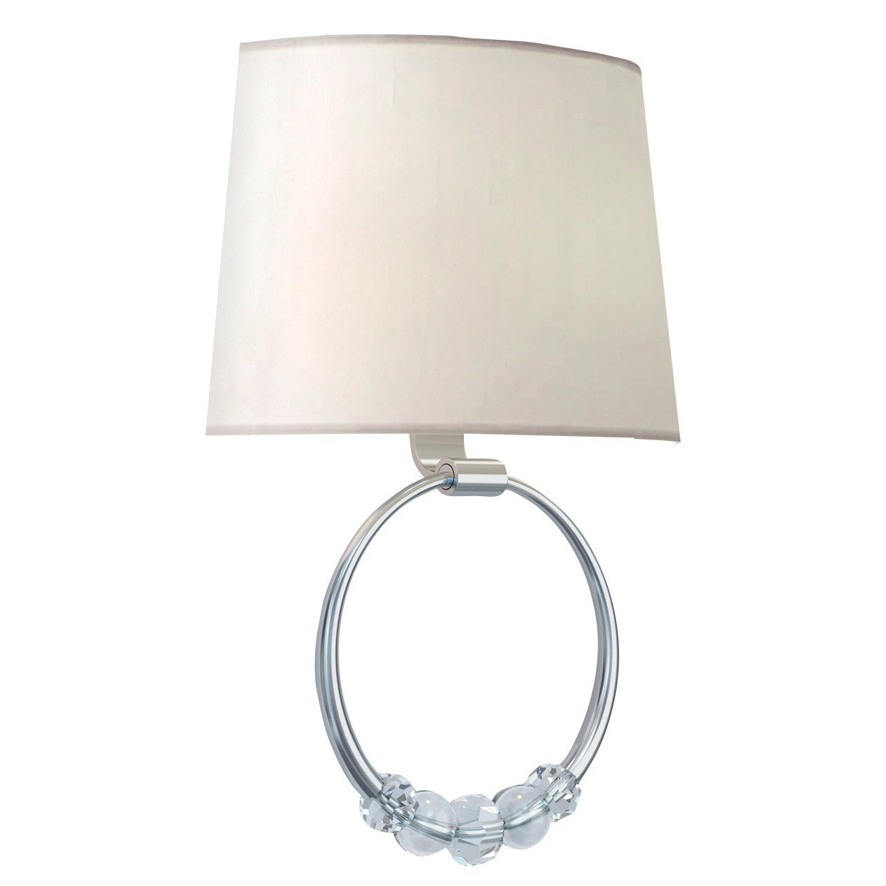 Crystorama - 8001-PN - Two Light Wall Sconce - Mirage - Polished Nickel