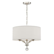 Crystorama - 8005-PN - Three Light Mini Chandelier - Mirage - Polished Nickel