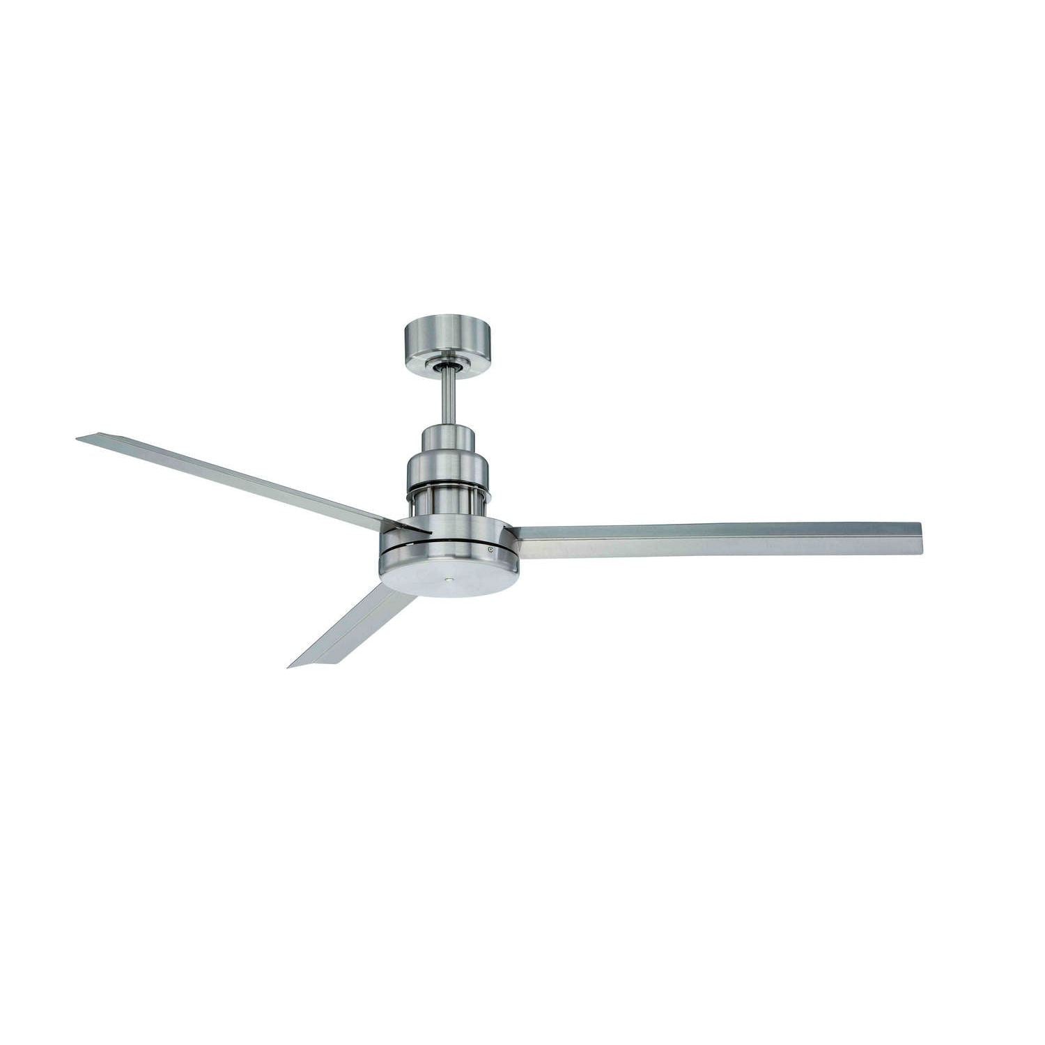 Craftmade - MND54BNK3 - 54" Ceiling Fan - Mondo 54 - Brushed Polished Nickel