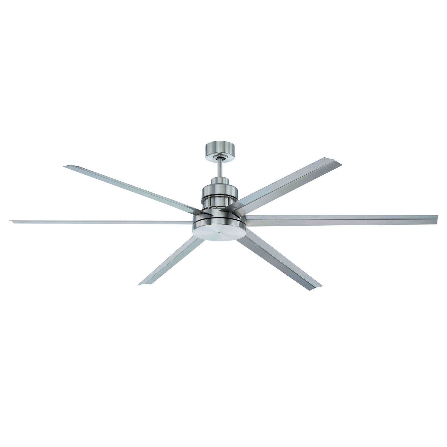 Craftmade - MND72BNK6 - 72" Ceiling Fan - Mondo 72 - Brushed Polished Nickel