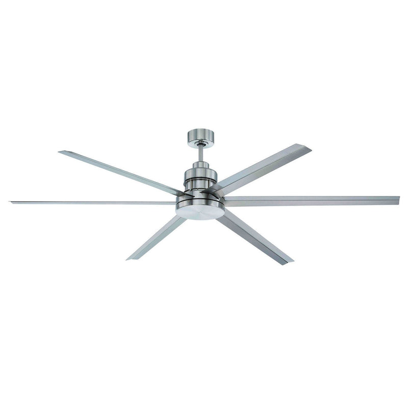 Craftmade - MND72BNK6 - 72" Ceiling Fan - Mondo 72 - Brushed Polished Nickel