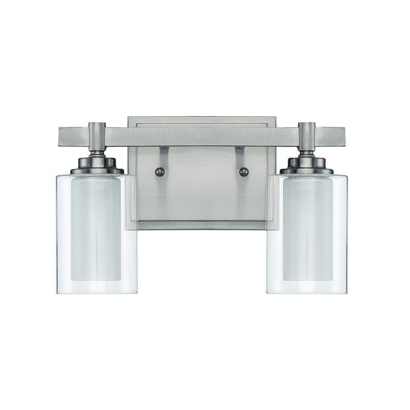 Craftmade - 16712BNK2 - Two Light Vanity - Celeste - Brushed Polished Nickel