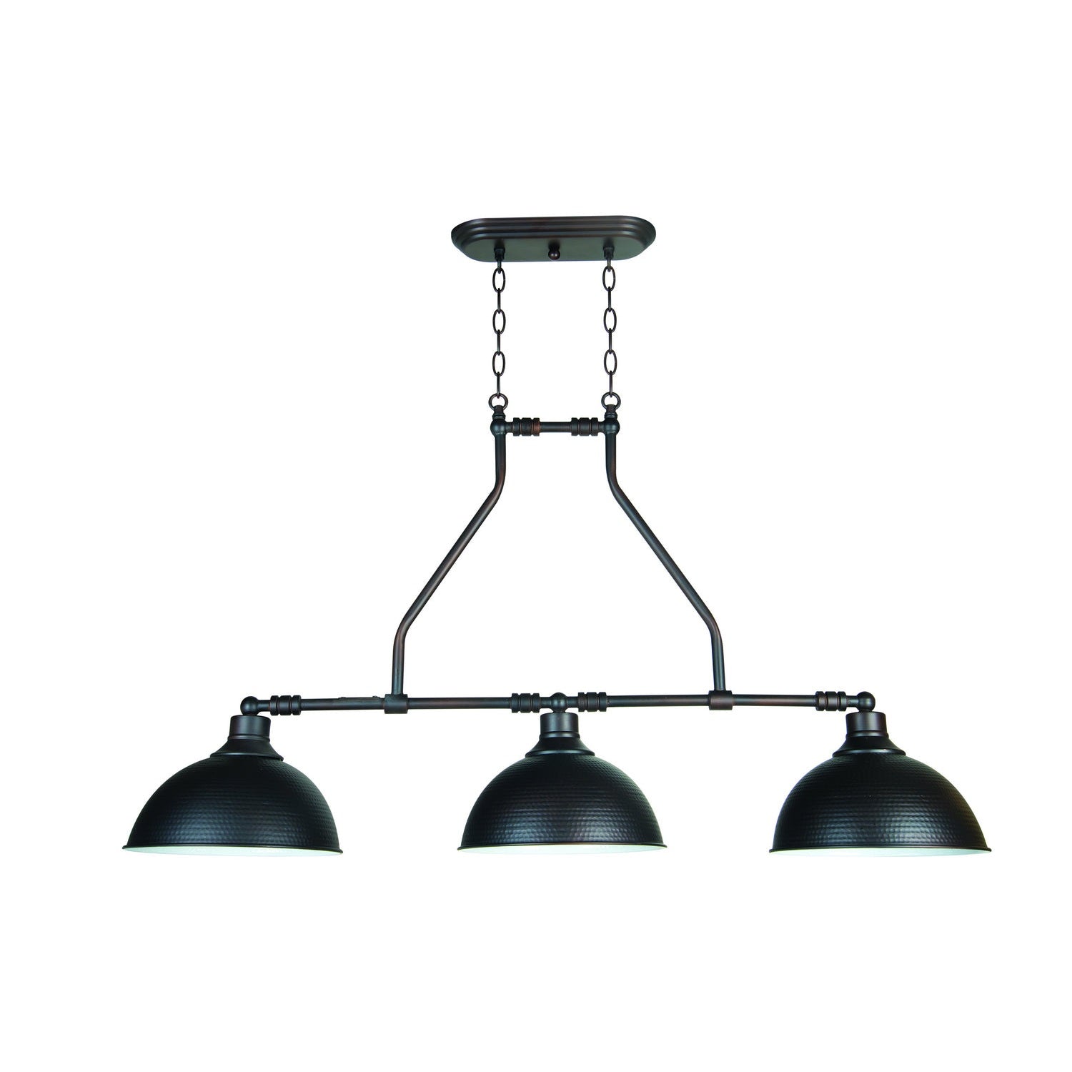 Craftmade - 35973-ABZ - Three Light Island Chandelier - Timarron - Aged Bronze Brushed
