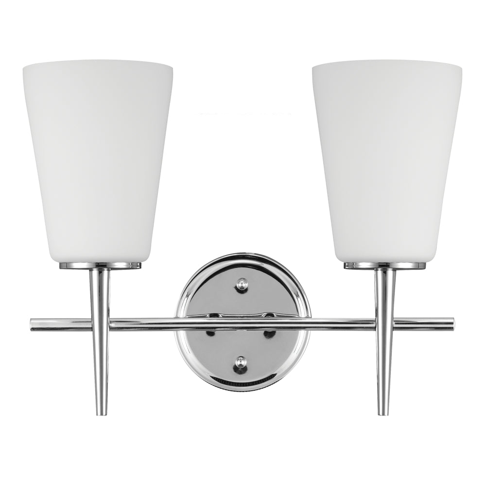 Generation Lighting - 4440402-05 - Two Light Wall / Bath - Driscoll - Chrome