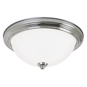 Generation Lighting - 77065-05 - Three Light Flush Mount - Geary - Chrome