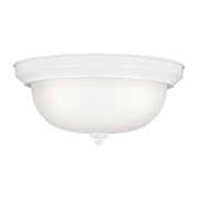 Generation Lighting - 77065-15 - Three Light Flush Mount - Geary - White