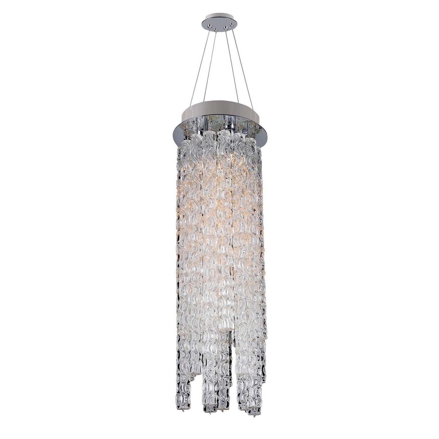 Allegri - 11136-010 - Three Light Convertible Pendant - Flush Mount - Botticelli - Chrome