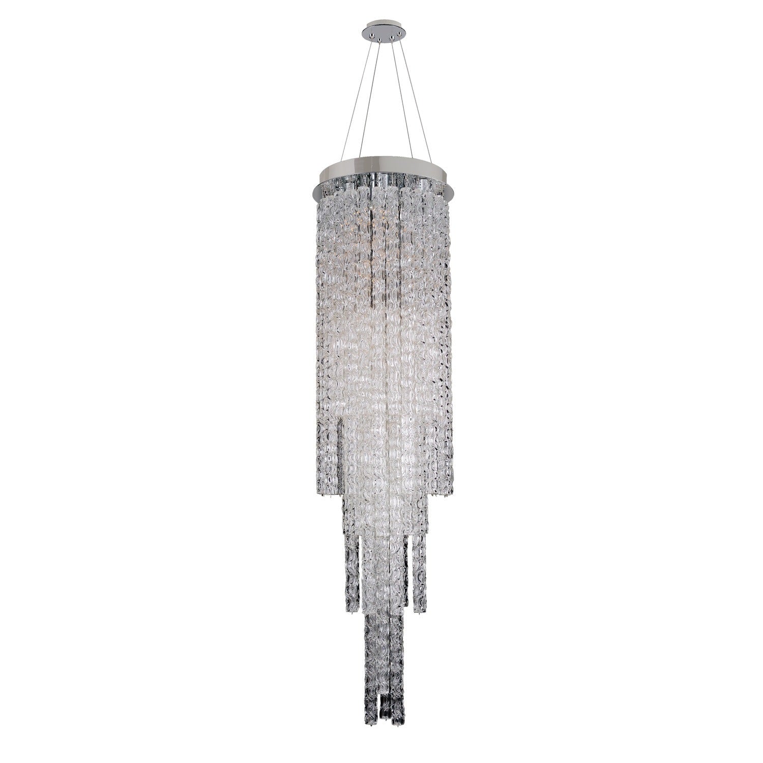 Allegri - 11137-010 - Four Light Convertible Pendant - Flush Mount - Botticelli - Chrome
