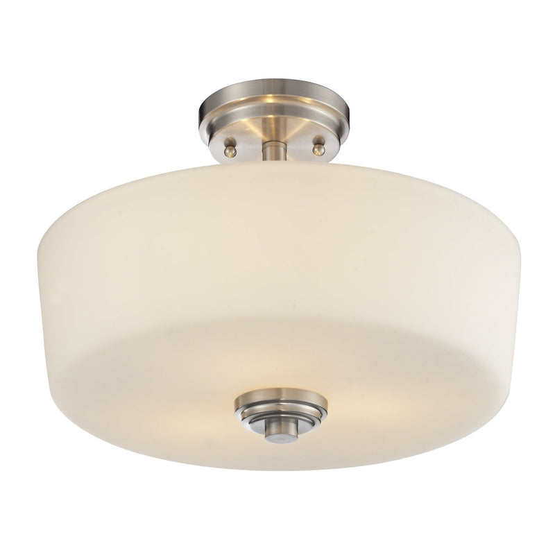 Z-Lite - 226SF - Three Light Semi Flush Mount - Lamina - Brushed Nickel