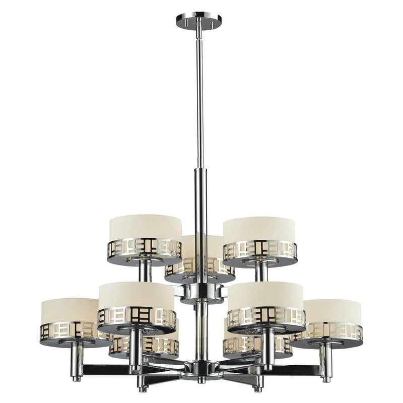 Z-Lite - 328-9-CH - Nine Light Chandelier - Elea - Chrome