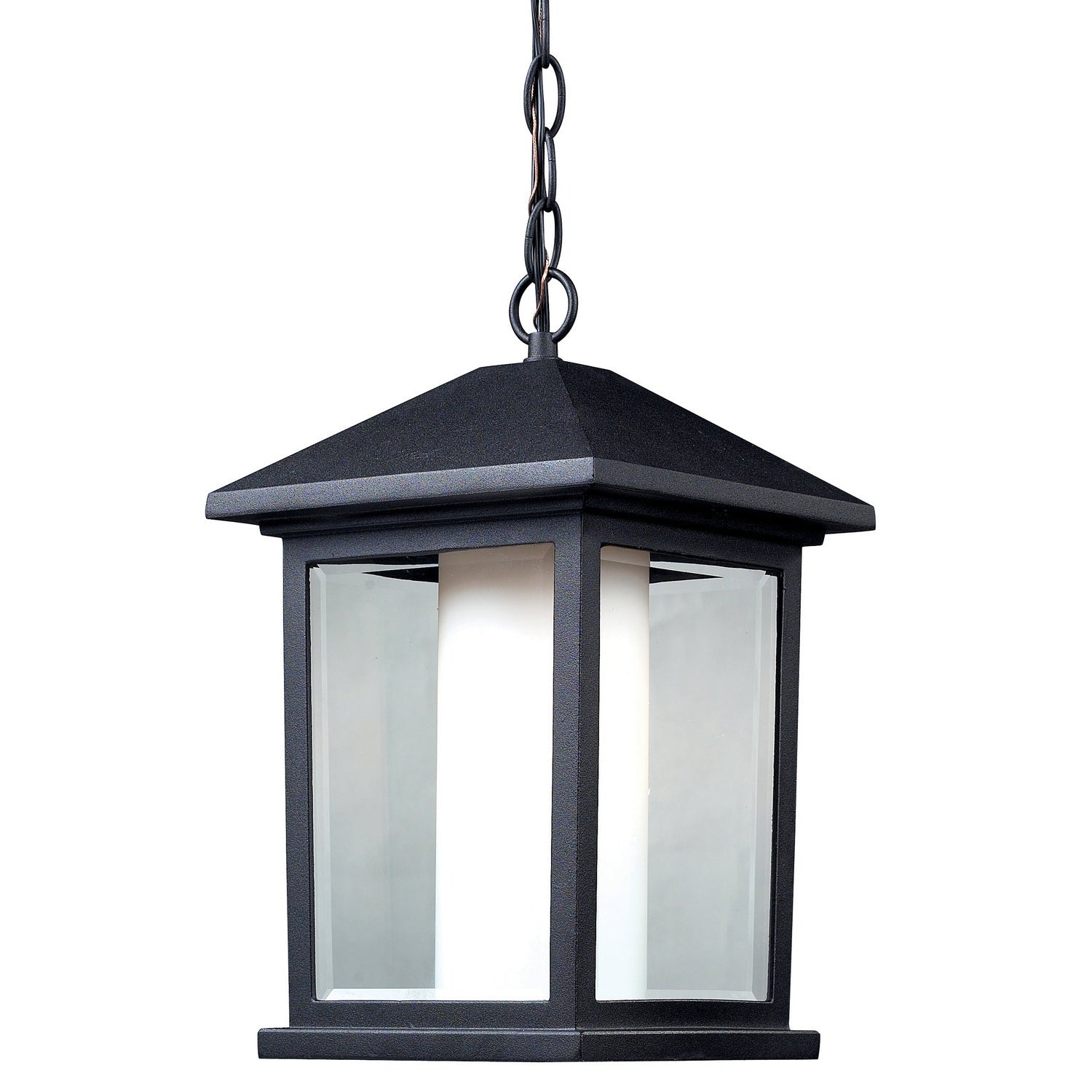 Z-Lite - 523CHB - One Light Outdoor Chain Mount Ceiling Fixture - Mesa - Black