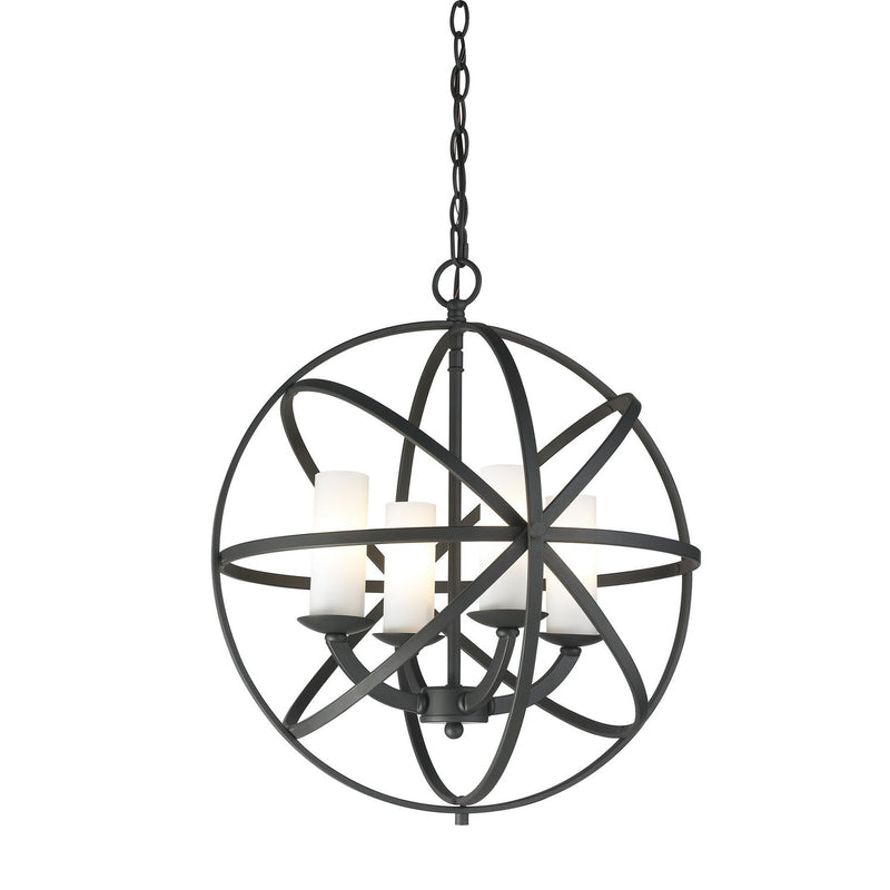 Z-Lite - 6017-4S-BRZ - Four Light Chandelier - Aranya - Bronze