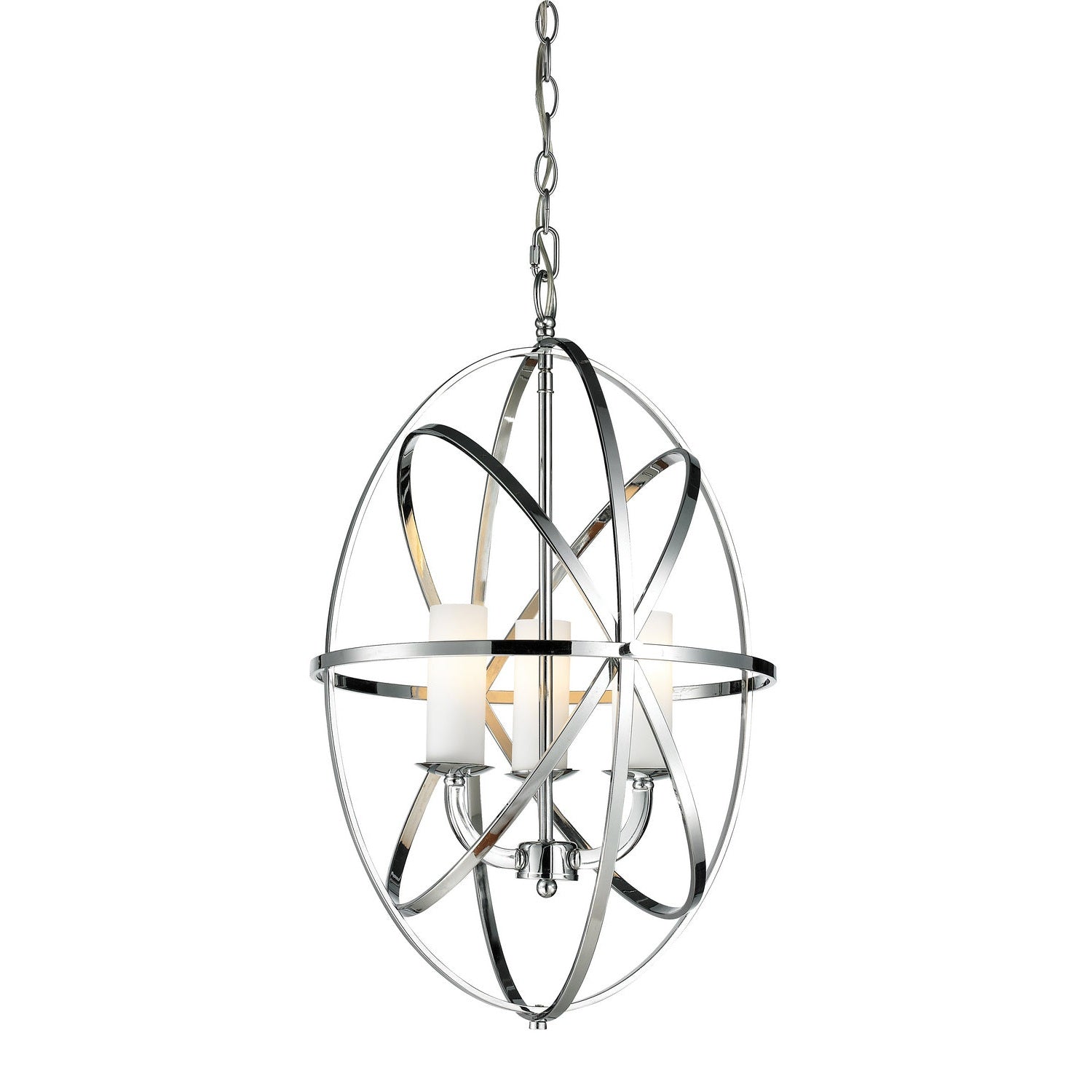 Z-Lite - 6027-3S-CH - Three Light Chandelier - Aranya - Chrome