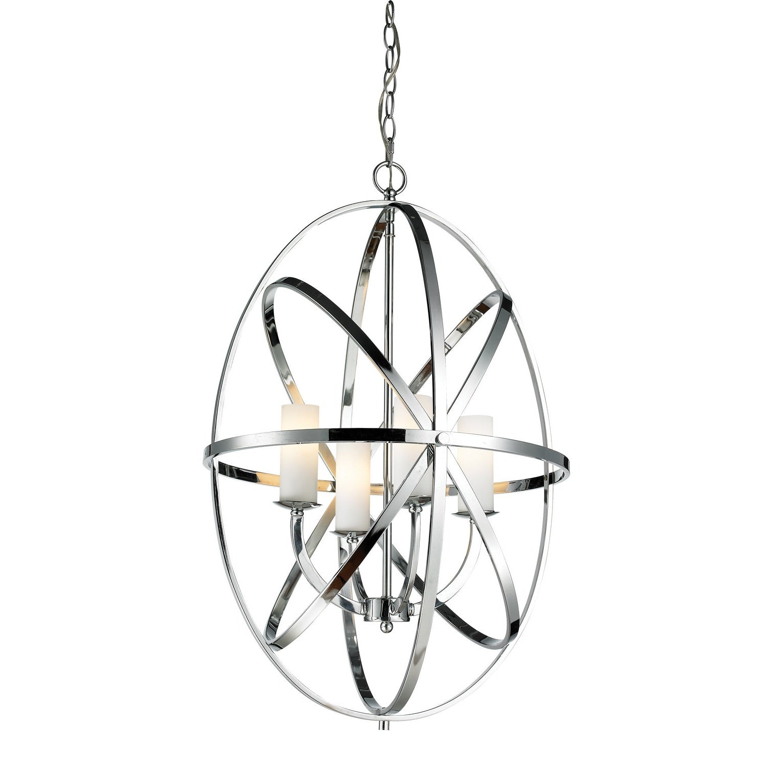 Z-Lite - 6027-4L-CH - Four Light Chandelier - Aranya - Chrome