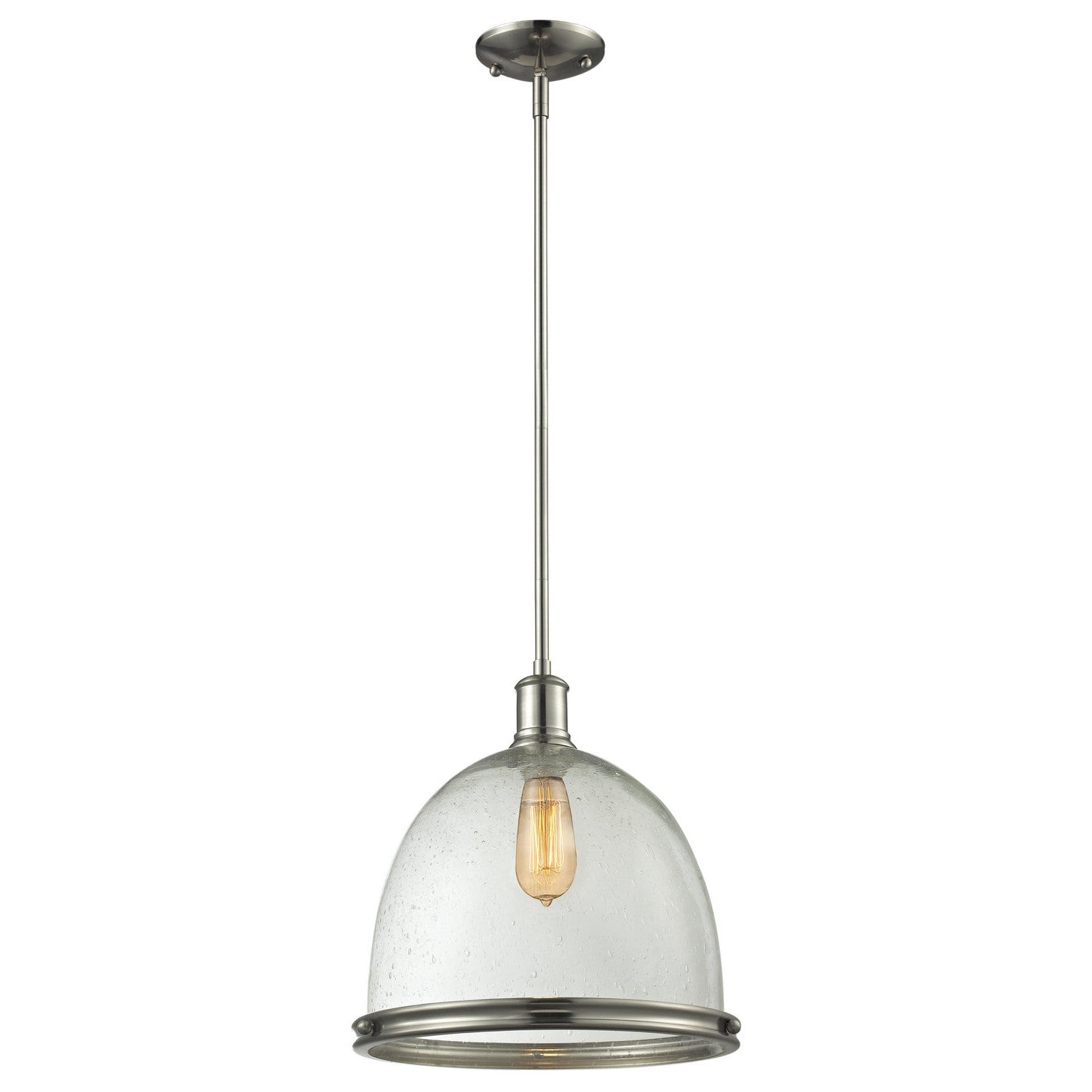 Z-Lite - 718P13-BN - One Light Pendant - Mason - Brushed Nickel