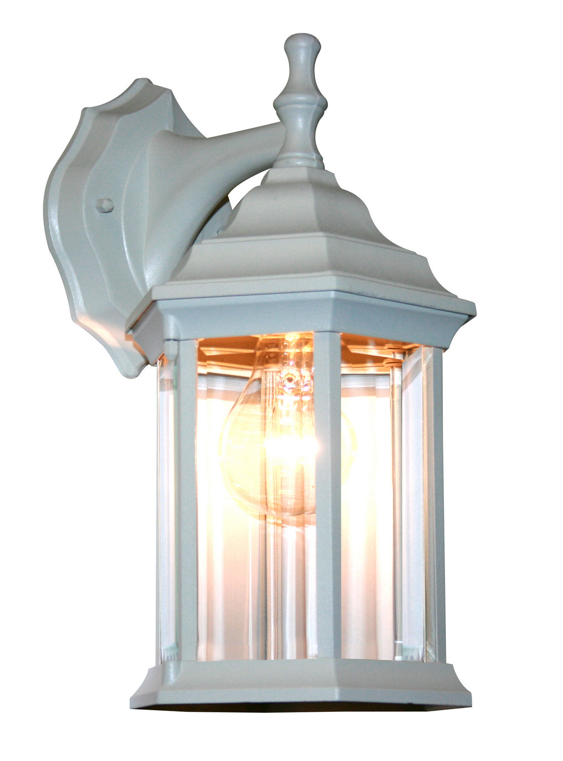 Z-Lite - T21WH - One Light Outdoor Wall Light - Waterdown - Gloss White
