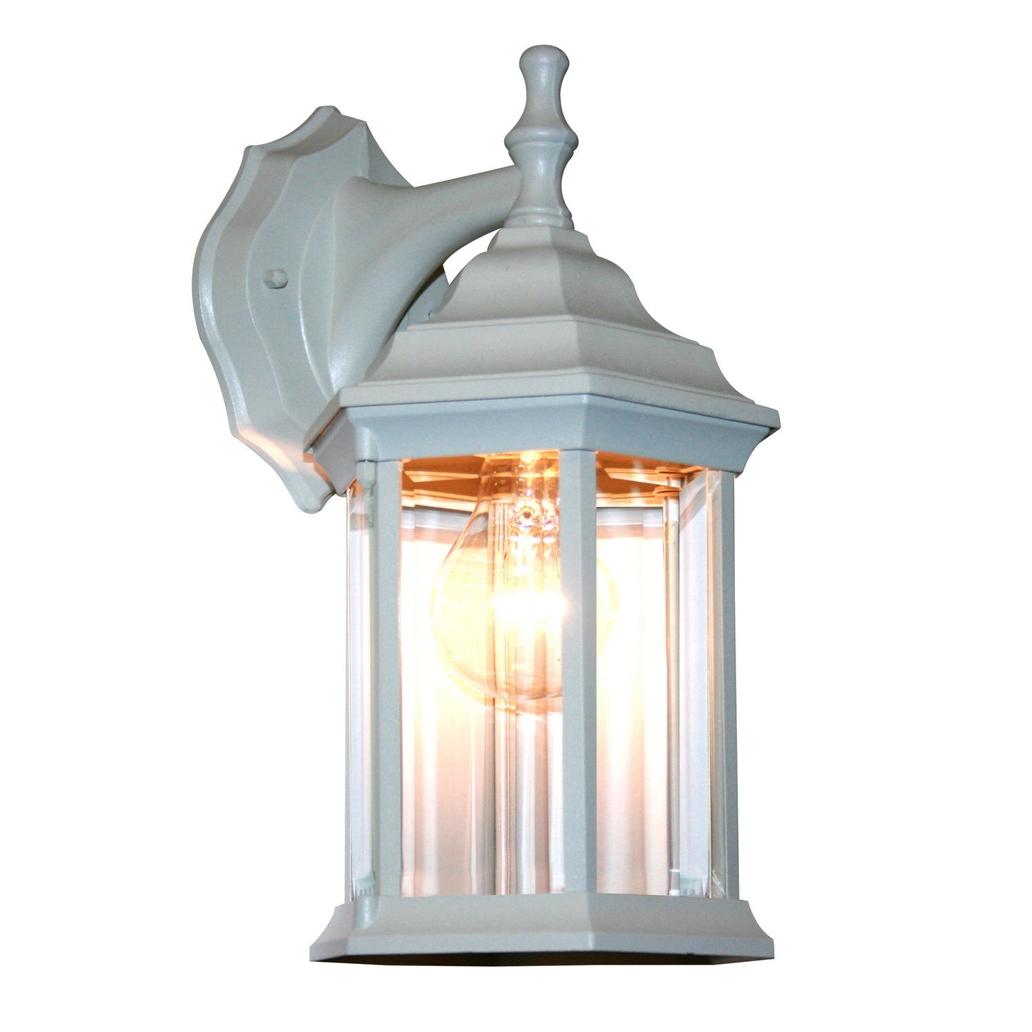 Z-Lite - T21WH - One Light Outdoor Wall Light - Waterdown - Gloss White