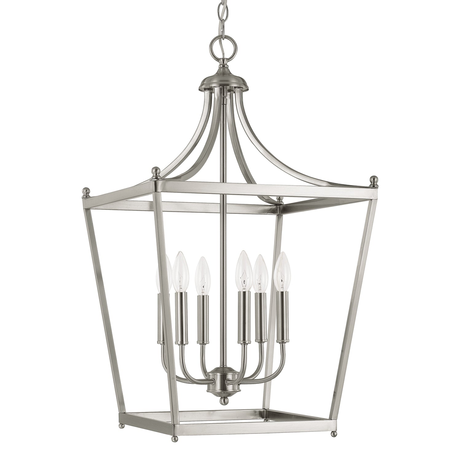 Capital Lighting - 9552BN - Six Light Foyer - Stanton - Brushed Nickel