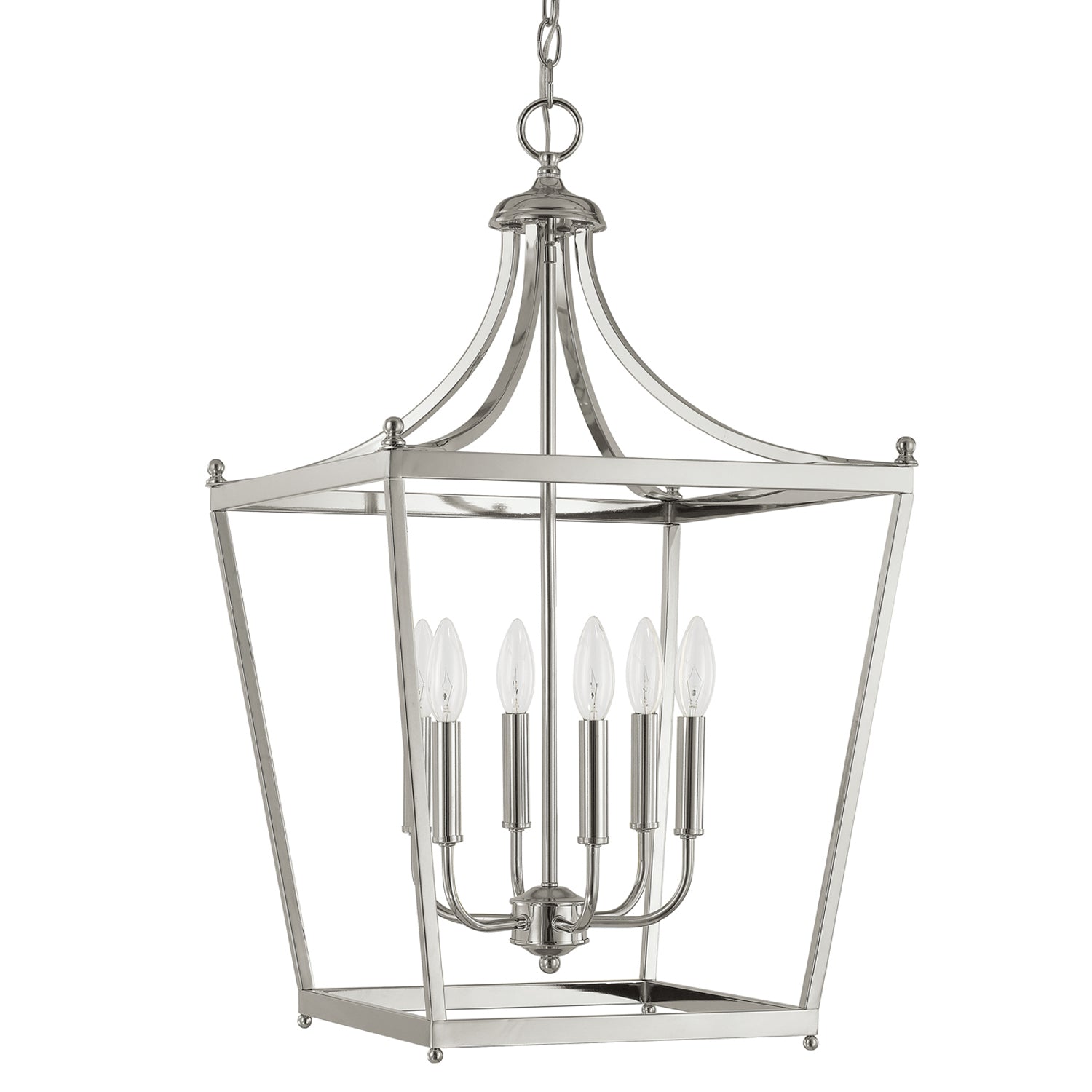 Capital Lighting - 9552PN - Six Light Foyer - Stanton - Polished Nickel