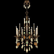 Fine Art Handcrafted Lighting - 709440-1ST - 24 Light Chandelier - Encased Gems - Bronze