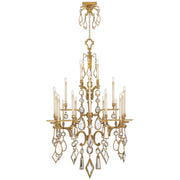Fine Art Handcrafted Lighting - 714640-3ST - 24 Light Chandelier - Encased Gems - Gold