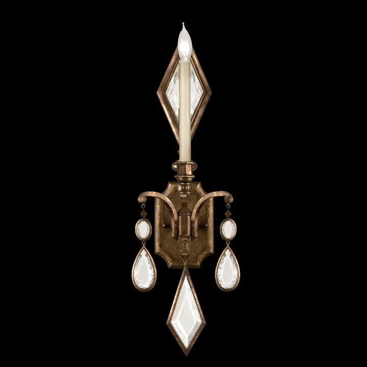 Fine Art Handcrafted Lighting - 717850-3ST - One Light Wall Sconce - Encased Gems - Bronze