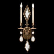 Fine Art Handcrafted Lighting - 718150-3ST - Two Light Wall Sconce - Encased Gems - Bronze