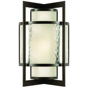 Fine Art Handcrafted Lighting - 818181ST - Two Light Outdoor Wall Sconce - Singapore Moderne Outdoor - Bronze