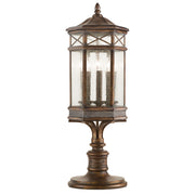 Fine Art Handcrafted Lighting - 836980ST - Three Light Outdoor Pier/Post Mount - Holland Park - Bronze