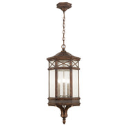 Fine Art Handcrafted Lighting - 837082ST - Three Light Outdoor Lantern - Holland Park - Bronze